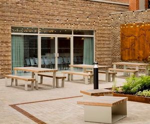 Bespoke street furniture for flagship Hotel in Sheffield