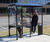 Domed 4-Sided Smoking Shelter - Aluminium Roof 1