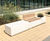 Aris concrete benches and planter system 1