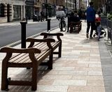 Natural stone paving for St John's Wood High Street, London - on this page