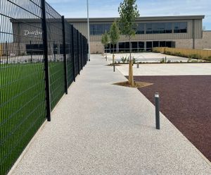 Resin bound paving for outdoor recreational areas - David Lloyd