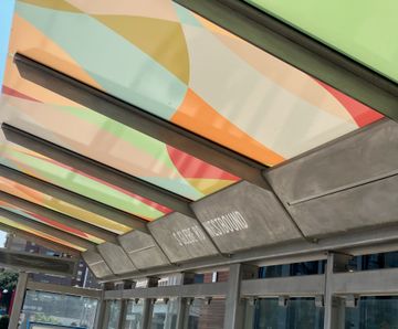 Transit station shelters - Columbia Pike, Arlington County