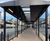 Bus passenger covered walkway with wildflower green roof  2