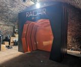 Bespoke aluminium entrance facade for Spotify event - London - on this page