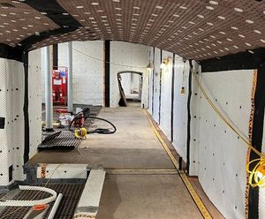 Waterproofing the basement of historic Former Magistrate Court 