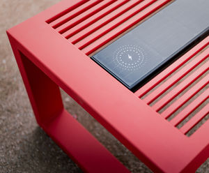 Benkert - Smart solar benches with smartphone charging