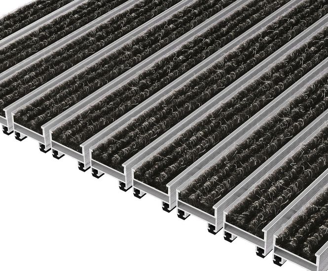 TOP CLEAN TREND 22mm ribbed carpet with cassette brush 