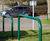 Hoop parking barrier / knee rail 3