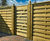 Hit and Miss horizontal timber fencing 1