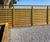 Hit and Miss horizontal timber fencing 8