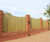 Concave featherboard fencing panels 1