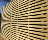 Metro slatted fence panels - on this page