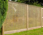 Lattice trellis timber panels