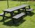 Wheelchair Access Refectory Picnic Table - recycled plastic outdoor table 2