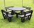 Octagonal Picnic Table With Backrests - recycled plastic outdoor seating 2