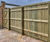 Traditional featherboard timber fencing panels 7