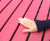 Square Picnic Table With Backrests - recycled plastic outdoor seating 5