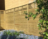 Canterbury Combi - slatted timber fencing - on this page