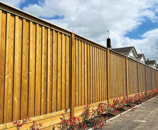 Chilham double sided timber fencing panels