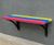 100% Recycled Plastic Back to Wall Bench 0