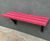 100% Recycled Plastic Back to Wall Bench 3
