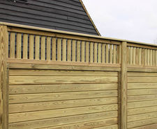 Roman® - timber fence topper panel