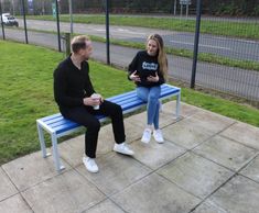 100% Recycled Plastic Knighton Backless Bench