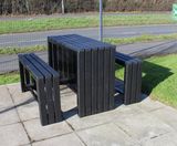 100% Recycled Plastic Premium High Bistro Table And Benches Sets - on this page
