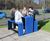 100% Recycled Plastic Premium High Bistro Table And Benches Sets 4