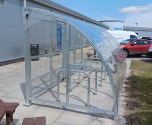 Perfect cycle parking; the Stratford Cycle Shelter