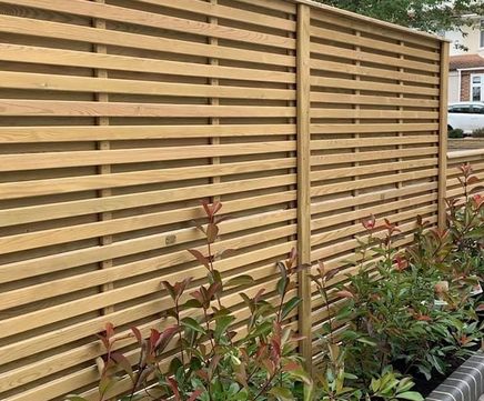 Venetian Hit & Miss - timber fence panels
