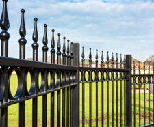 Ornamental steel railings