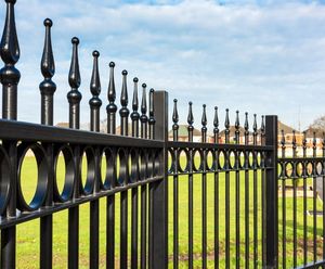 Ornamental steel railings