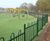 Anti-trap bow-top RoSPA approved - play area fencing 3