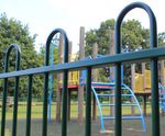 Anti-trap bow-top RoSPA approved - play area fencing