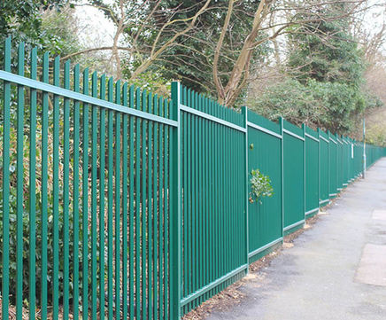 Barbican® - square pale vertical bar fencing 