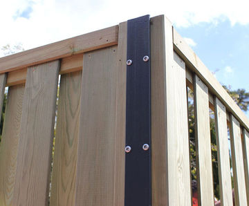 Mi-T - metal fence posts for timber framed fencing