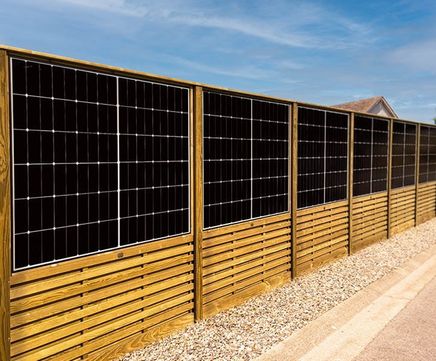 Jaksun™ - solar panels for timber fencing