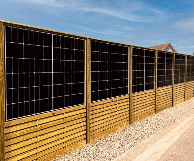 Jaksun™ - solar panels for timber fencing