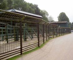 Bespoke elephant cage and fencing for wild animal park