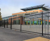 Fencing and gates provide secure perimeter for school - on this page