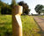 Bosco 93003 wired illuminated timber bollard  2