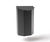 Litter Bin Rosen - black steel outdoor wall and post mount bin 2