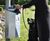 Litter Bin Rosen - black steel outdoor wall and post mount bin 4