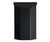 Litter Bin Rosen - black steel outdoor wall and post mount bin 6