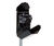 Litter Bin Rosen - black steel outdoor wall and post mount bin 7