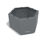 Rosenlund modular steel planter - hexagonal 0