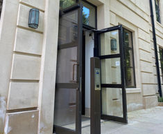Door operators provide easy access for new college building