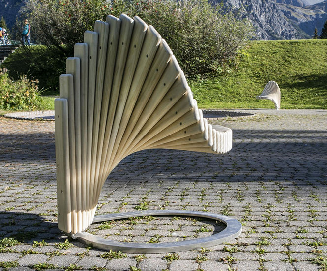 waterdrop sculptured bench by moveart