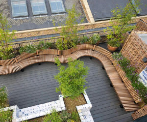 RailRoad seating range for rooftop of The Conduit, London